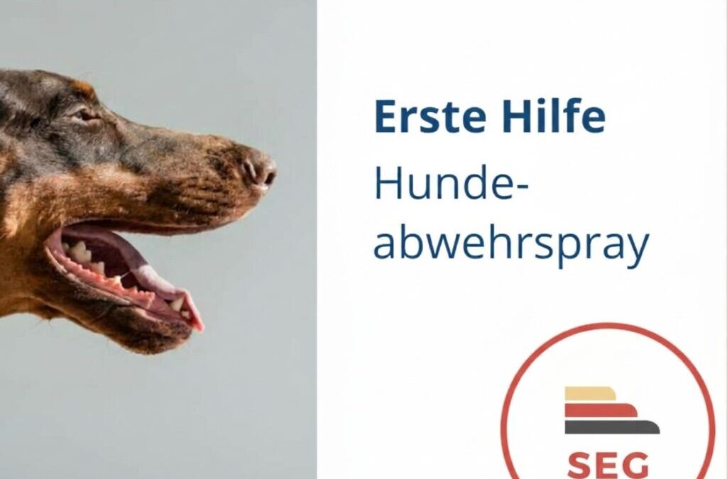 Hundeabwehrspray: Erste Hilfe bei Fehlanwendung